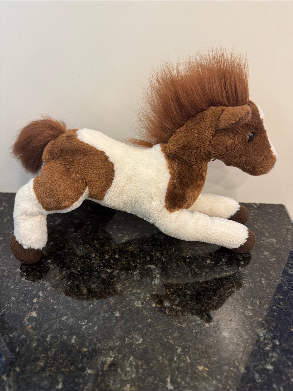 AURORA Horse Pony 13” Plush Toy Stuffed Animal Brown White